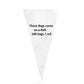 Disposable Pastry Bags, Value Series, Clear, 100 bags per Roll, From 12" to 24"