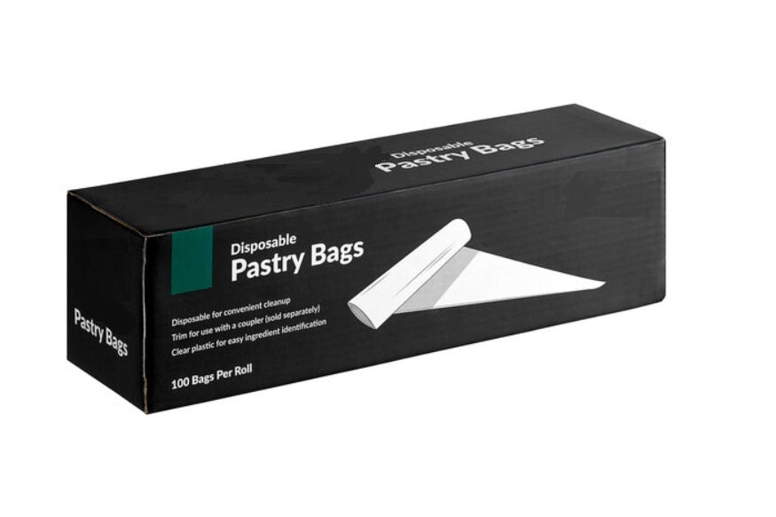 Disposable Pastry Bags, Value Series, Clear, 100 bags per Roll, From 12" to 24"