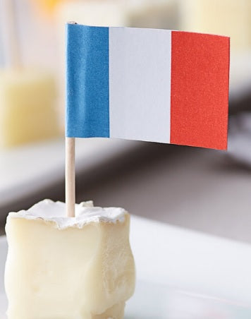 2 1/2" French Flag Toothpicks, 100 or 1000 count