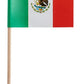 2 1/2" Mexican Flag Toothpicks, 100 or 1000 count