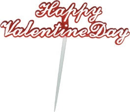 2.25" Happy Valentine Day Picks - 12 or  72 pcs