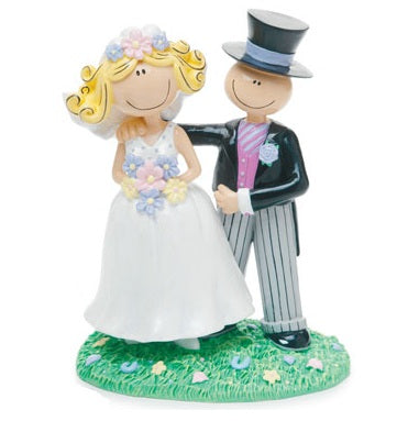 Whimsical Bridal Couple- S8085, Size: 4 1/3" High