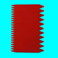 Oasis Brand Red Plastic Decorating Comb, 4 1/4"