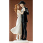 Sweet Western Embrace Bridal Couple S8514, Size: 6" High