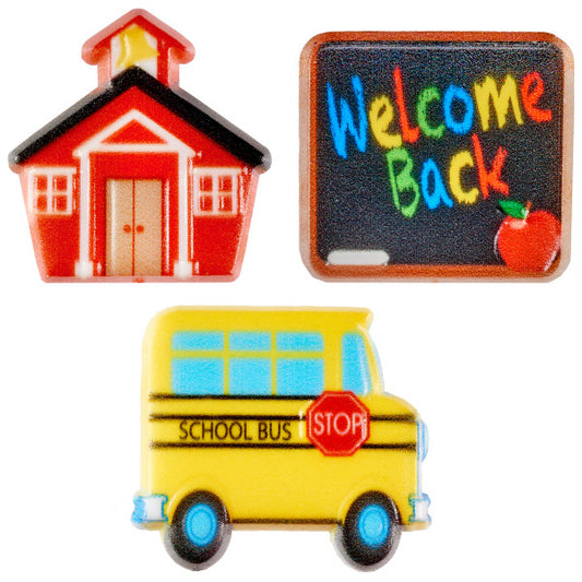 Back to School Rings - School Icons
