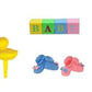 Oasis Supply, Baby Shower, Welcome Baby Cake Topper Kit, Deluxe 30-piece set, Including "B A B Y" Baby Blocks