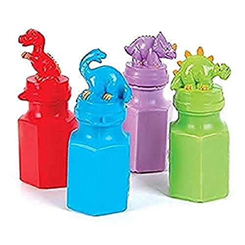 Rhode Island Novelty Dinosaur Bubble Bottles (1, A) (2 Dozen)