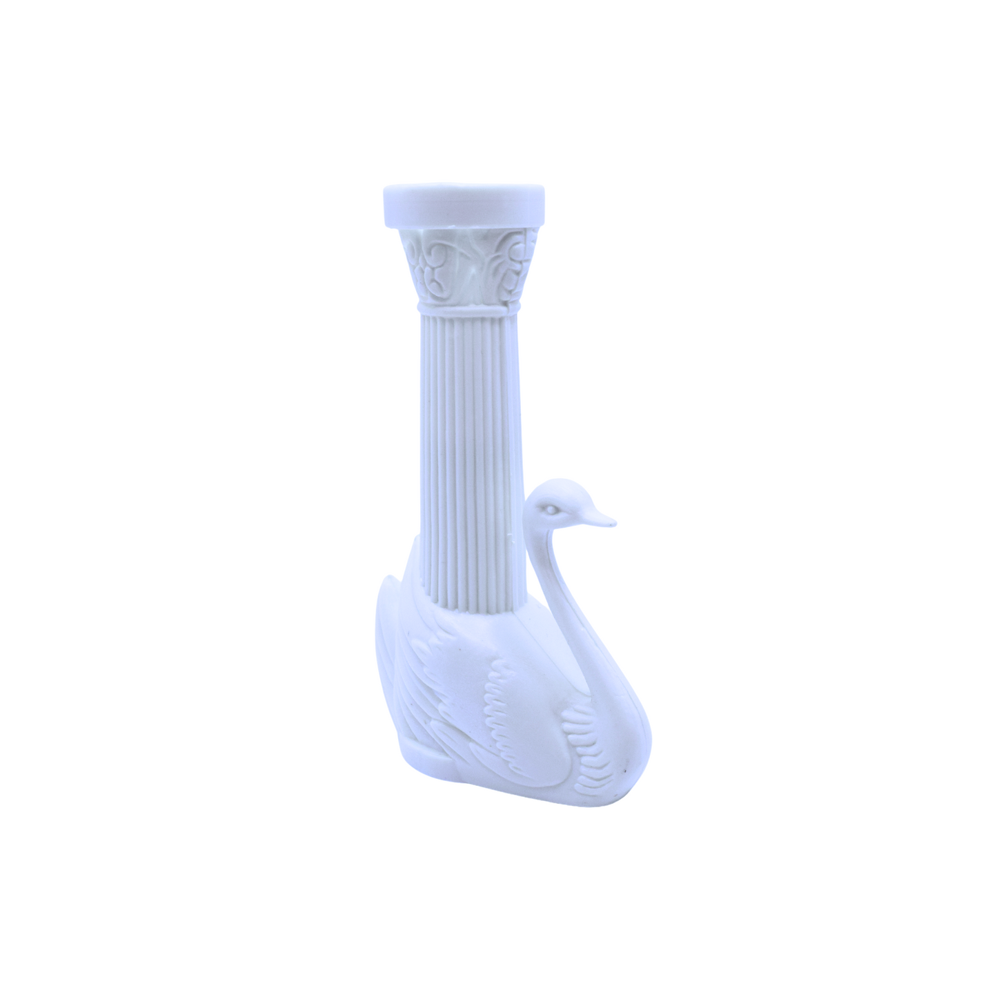 Bush Style - 4-1/2" Swan Pillars Only- Color: White  Pack: 36 pcs