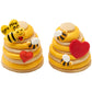 Red Glitter Heart Rings - 12 or 72 pcs