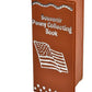 American Flag Souvenir Penny Collecting Book Red, 1 Each