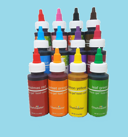 Chefmaster - Gel/Paste Colors - Choose from twenty-five Colors