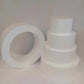 5 Piece Round Fake Cake Set / Dummy Cake Set - 5" High by 6" 8" 10" 12" 14" -- Stack up to 5 Tiers