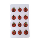 Oasis Supply Sugar Decorations, Lady-Bugs, 12 Count