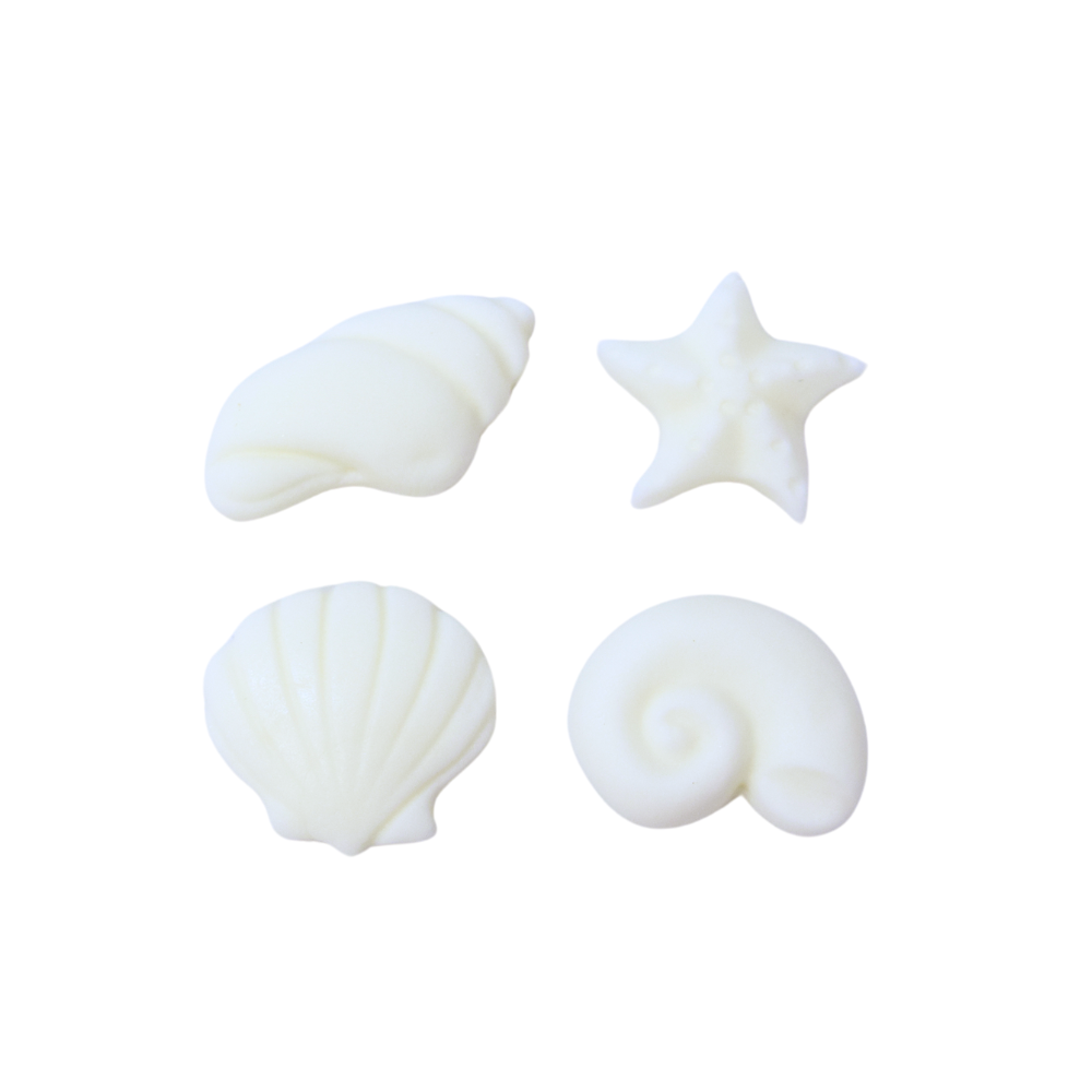 Oasis Supply Seashells and Starfish Sugar Decorations