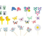 Oasis Supply, Bilingual-Good For English & Spanish- Baby Shower, Deluxe Welcome Baby Cake Topper Kit, 30-piece set, Including "B A B Y" and "B E B E" Baby Blocks