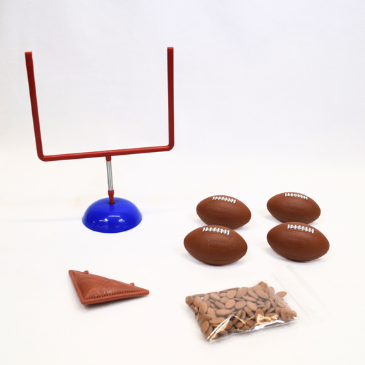 Oasis Supply Touchdown Football Cake Decorating Kit, 1 Set of Sprinkles, Rings, and Tabletop Football Game