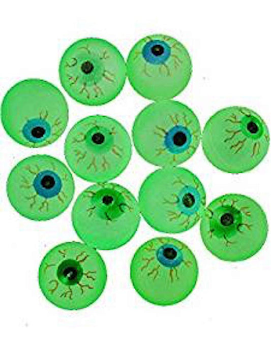 Glow in Dark Eye Ball, 12/pk