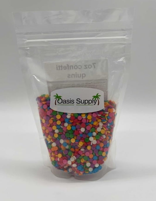 Oasis Supply, 5mm confetti polished (red+orange+yellow+green+blue+pin k+purple+white)