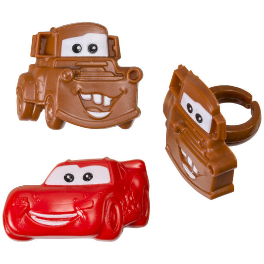 Disney and Pixar's Cars Mater & McQueen Cupcake Rings