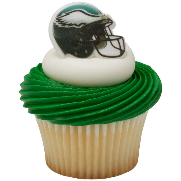 NFL Team Helmet Cupcake Rings - 144 ct