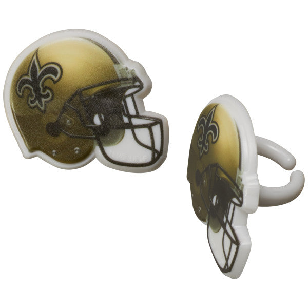 NFL Team Helmet Cupcake Rings - **Eagles & Chiefs in stock Now!*