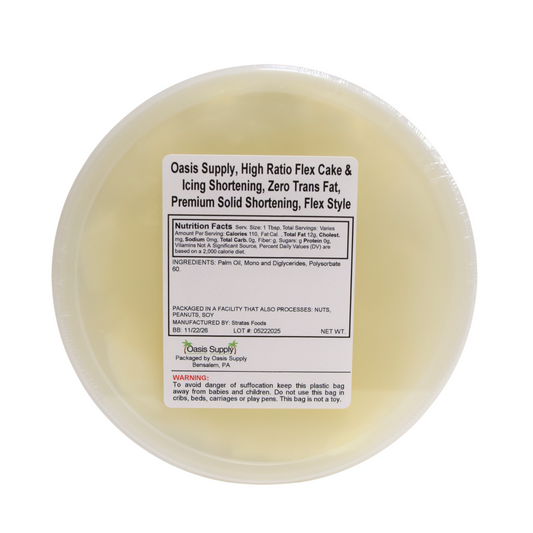 Stratas, Sweetex Finest High Ratio Flex Cake & Icing Shortening, From 2.5 to 50 lbs