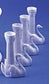 Bush Style - 4-1/2" Swan Pillars Only- Color: White  Pack: 36 pcs