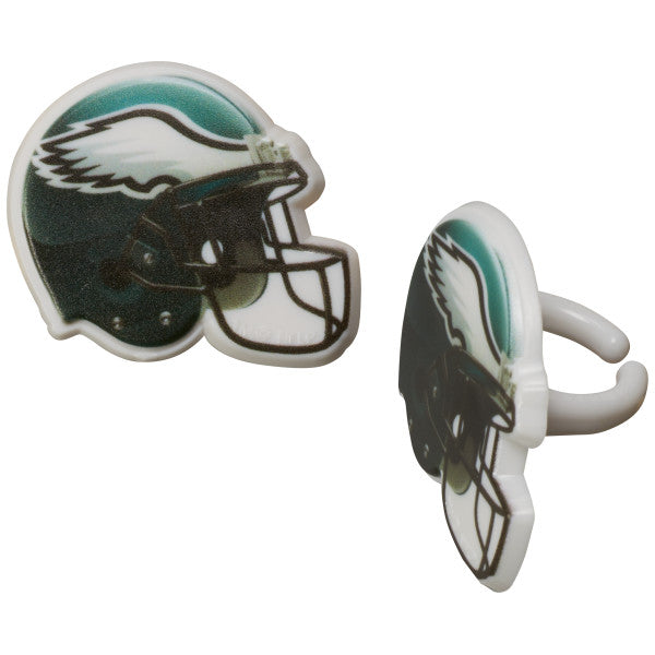 NFL Team Helmet Cupcake Rings - 144 ct