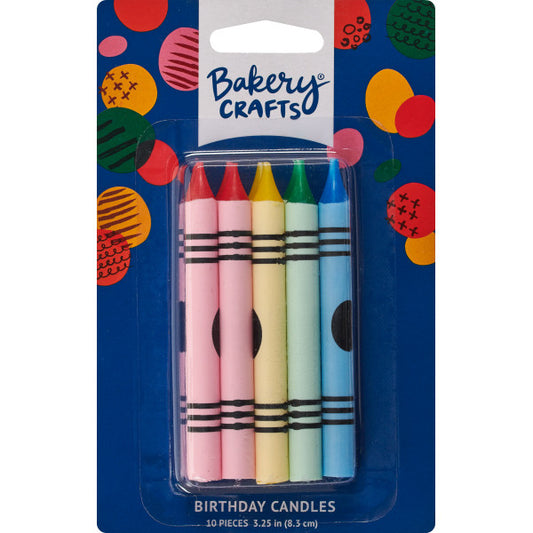 Crayon Candles - 10 ct