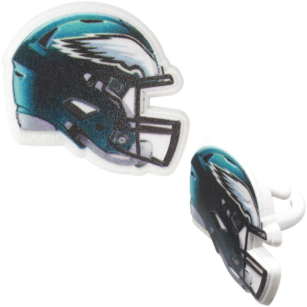 NFL Team Helmet Cupcake Rings - **Eagles & Chiefs in stock Now!*