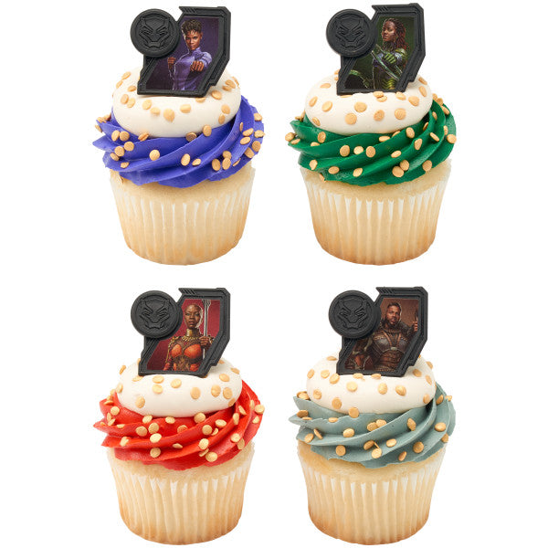 MARVEL Black Panther: Wakanda Forever Cupcake Rings 72ct