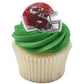 NFL Team Helmet Cupcake Rings - **Eagles & Chiefs in stock Now!*