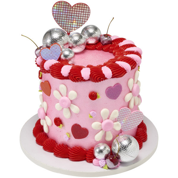 Heart Disco Cake Kit