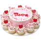 Red Glitter Heart Rings - 12 or 72 pcs