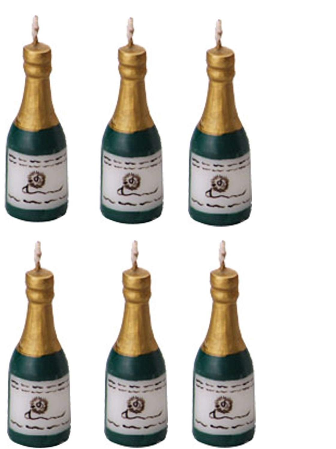 Champagne Novelty Candles 2", 1 pack