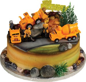 Construction Zone Topper Cake Kit