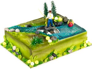 Gone Fishing Toppers Cake Kit