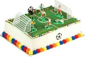 Soccer Match Toppers Cake Kit