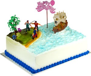 Pirate Toppers Cake Kit