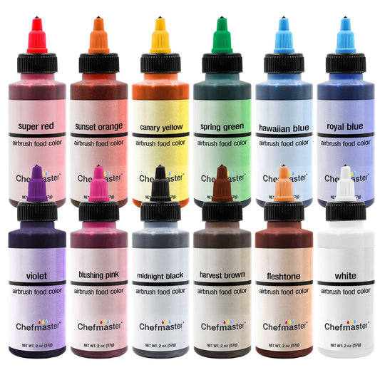 Chefmaster Airbrush Spray Food Colors - 9 oz.