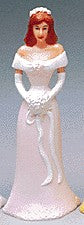 Bridesmaid - Pink Dress - 4-1/2" Tall, 12 Count