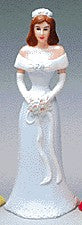 Bridesmaid - Blue Dress - 4-1/2" Tall, 12 Count