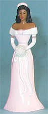Bridesmaid  -A.A.  Pink Dress - 4-1/2" Tall, 12 Count