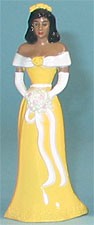 Bridesmaid  -A.A.  Yellow Dress - 4-1/2" Tall, 12 Count