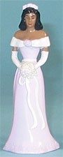 Bridesmaid  -A.A.  Lavender Dress - 4-1/2" Tall, 12 Count