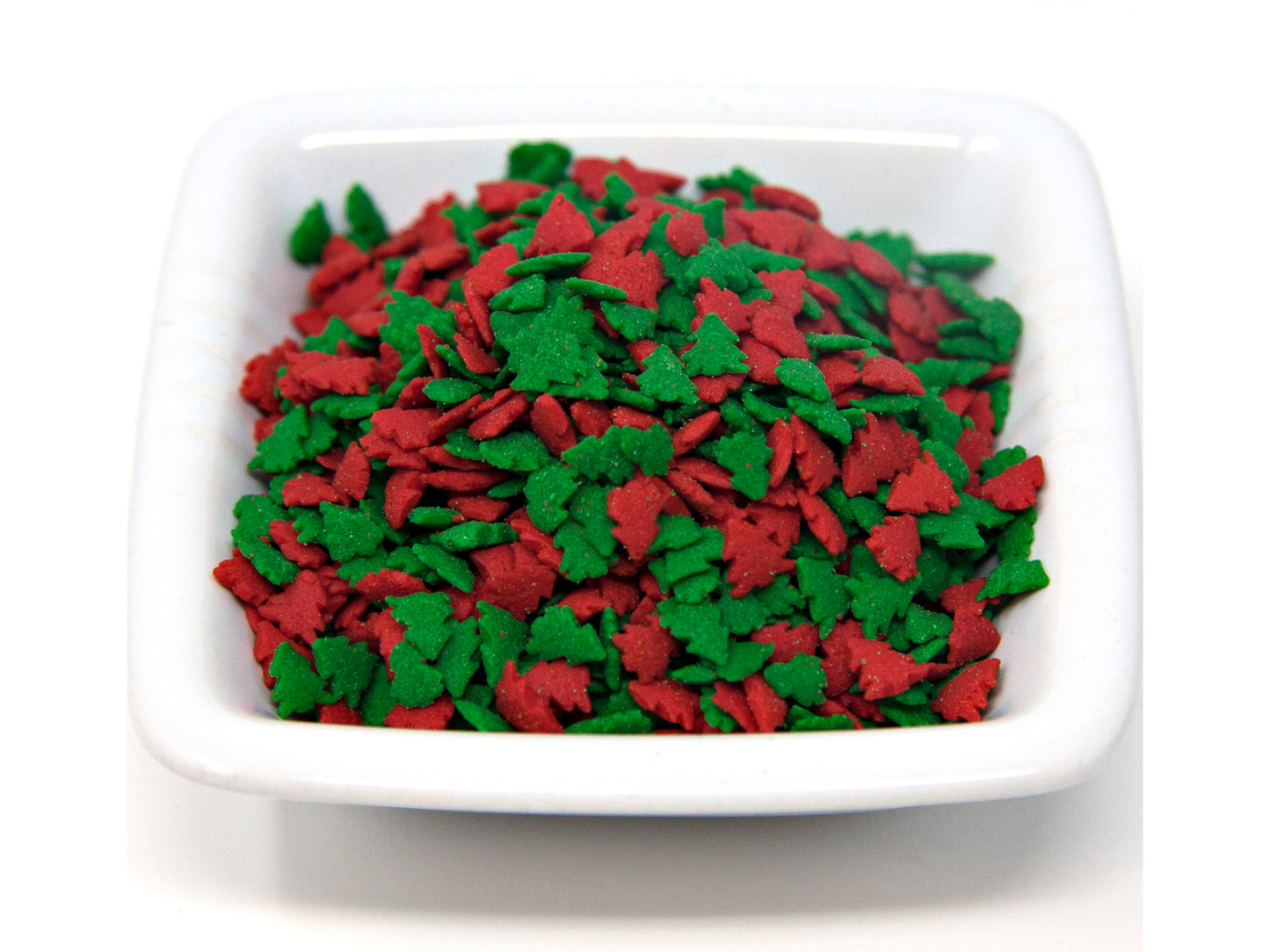 Red & Green Tree Sequin Shapes