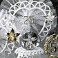 Anniversary Cake Topper - E420S-  Silver Anniversary with Bell