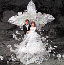 Wedding Cake Topper - D907 -  Bride & Groom, Joined As One