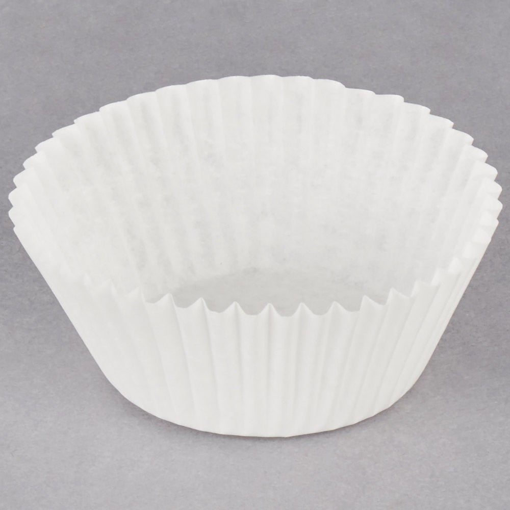 White (Transparent) Fluted Baking Cups - Standard Size