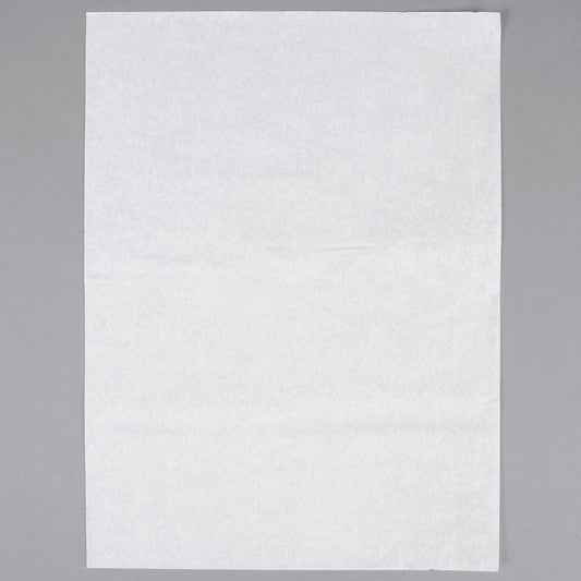 Quilon-Coated Parchment Paper - 24" x 16" Full Sheet - White